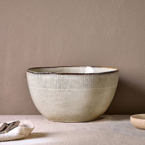 Nkuku Malia Serving Bowl Cream